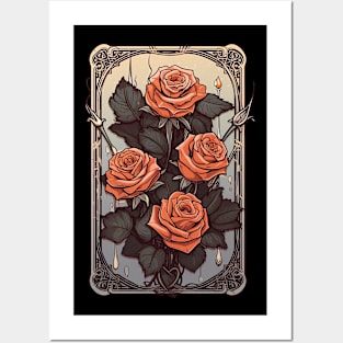 Rose Tarot Card Reader Astrology Occult Posters and Art